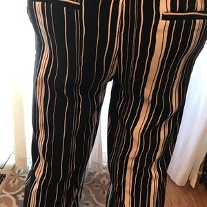 Wide leg slacks